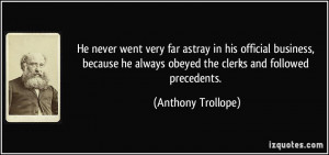 More Anthony Trollope Quotes