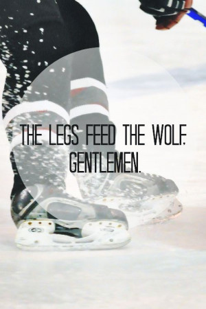 legs feed the wolf