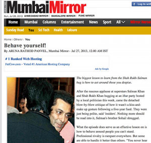 Mumbai Mirror Quotes Dr. Rick Brinkman as a Communication Expert