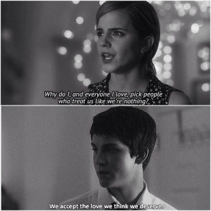 The Perks Of Being A Wallflower. I'm definitely getting that quote as ...