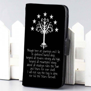 Home wallet case Lord of the Rings Quotes movie wallet case for iphone ...