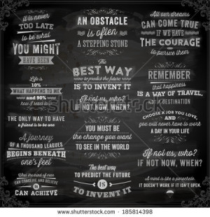 Stock Show Life Quotes Set of quotes typographical