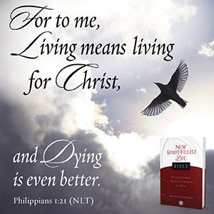 Living means living for Christ #NewSpiritFilledLife # ...