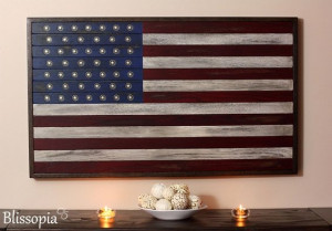 american flag coffee table