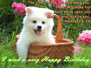 The lord bless you and keep you