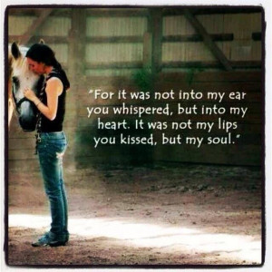 For it was not into my ear you whispered