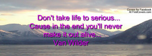 Van Wilder Quote Profile Facebook Covers