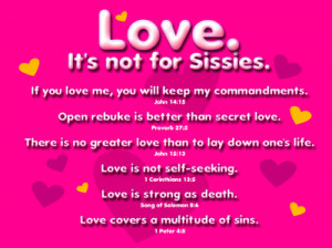 Love Not For Sissies Clip Art