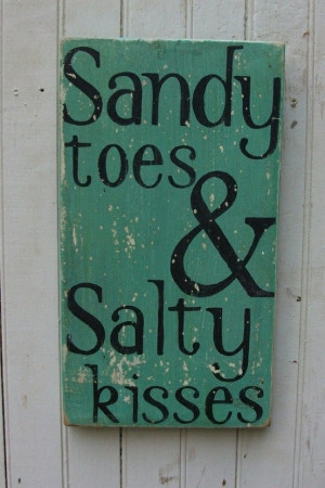 Sandy toes and salty kisses #seaside Pretty cute for like a beach ...