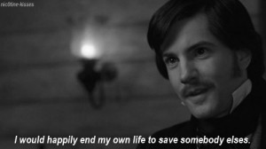 would happily end my own life to save somebody elses.