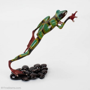 Leap Frog Sculpture - FrogMan