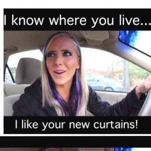 this quote multiple times.: Jennamarbles, Jenna Funny, Jenna Marbles ...