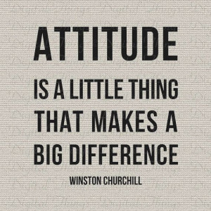 Winston Churchill Attitude Quote Printable Typography Digital Download ...