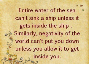 quote about negativity