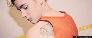 Justin Bieber Debuts New Tattoo In Wake Of Weed Allegations (PHOTOS)