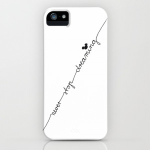 Never stop dreaming iphone case by Monika Strigel, Society6 ...