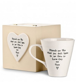 ... Specialty Gifts Friends Are Like Stars Wooden Box and Matching Mug