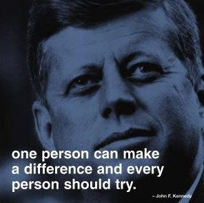 John F. Kennedy quote.