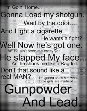 Gunpowder And Lead - Miranda Lambert