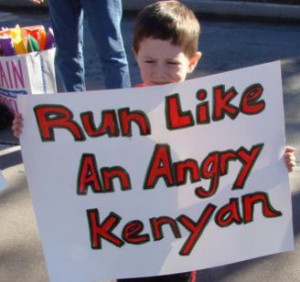 Run like an angry Kenyan.