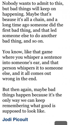 Jodi Picoult, Nineteen Minutes Quote.