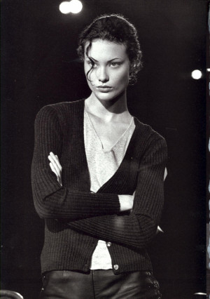 Shalom Harlow by Peter