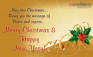 ... merry christmas and happy new year to friends, family and love ones