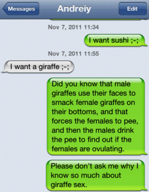 The next big thing: iPhone Giraffe Facts