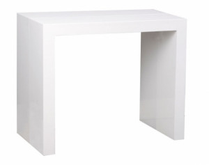gt Tables consoles gt Table console extensible 3 allonges laquee blanc