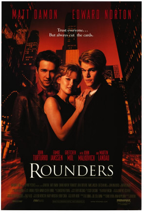 Rounders Movie Rounders movie poster matt