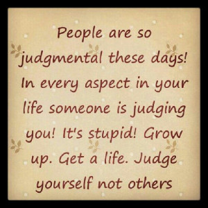 Judge yourself ..