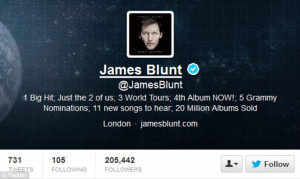 Popular: James has more than 200,000 followers on the popular site - a ...