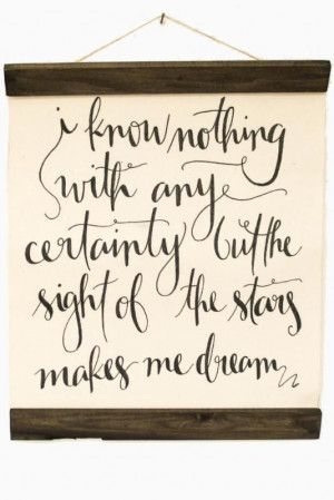 Van Gogh quote for all the dreamers