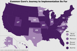 Common Core Support in Free Fall