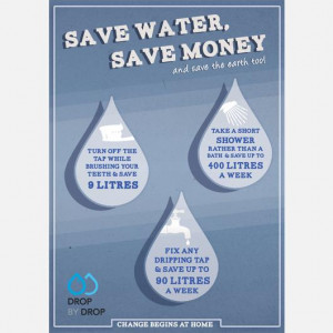 Save Water, Save Money, Save the earth too!