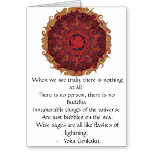 Yoka Genkaku Zen Buddhist Verses and Quotes Cards