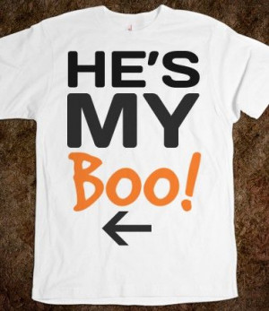 He's my Boo tshirt tee t shirt Halloween