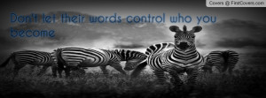 Black and White Zebra quote cover