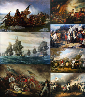 American Revolutionary War Collage