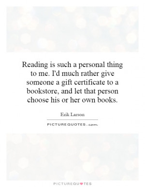Reading Is a Gift Quotes