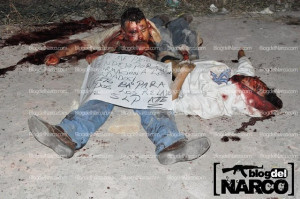 NARCO BLOG: Two Executed in San Luis Potosi (WARNING EXPLICIT PHOTO)