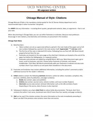 Chicago Manual of Style Format
