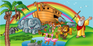Noah’s Ark Nursery Version – A Bible Story Mural