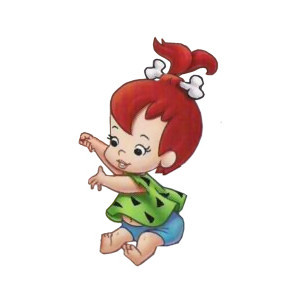Free Pebbles Flintstone Cartoon Clipart Love Cartoons picture