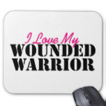 Love Wounded Warrior Mouse Pads