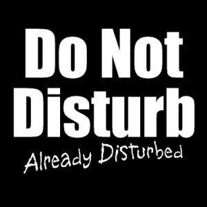 Do Not Disturb, Already Disturbed