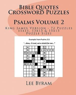 Bible Quotes Crossword Puzzles: Psalms by Byram, Lee [Paperback]