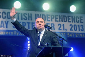 Campaign: Arch Tory Eurosceptic John Redwood said Alex Salmond's ...