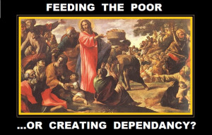Christians Feeding The Poor Poverty is something to be