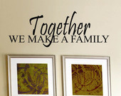 ... Family Like Branches Tree Grow Together Quote Vinyl Wall Decal picture